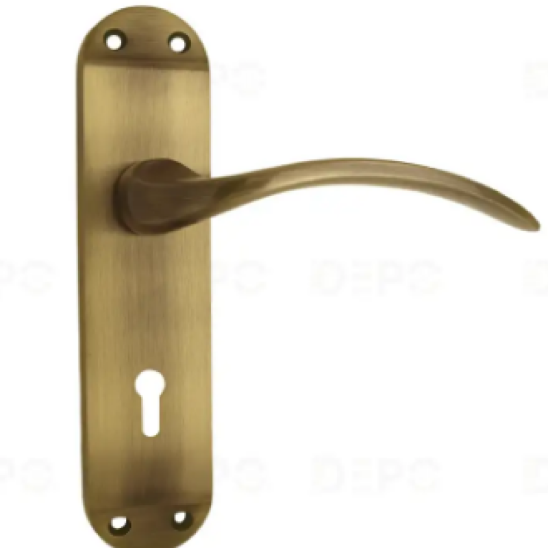 ELC 01 6 Lever Mortise Lock Antique Brass Model 5060
