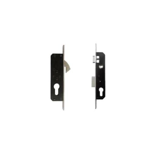 240 mm Euro Narrow Stile Lock Body - Satin Steel