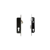 240 mm Euro Narrow Stile Lock Body - Satin Steel