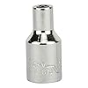 Stanley 4 mm, 1/4 Inch Sq. Drive Chrome Vanadium Steel 6 Point Standard Socket