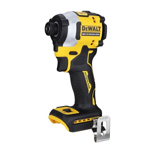 Dewalt DCF850N-XJ 1/4'' 20V Max Li-ion XR Reversible Cordless Brushless 3-Speed Compact Impact Driver,205Nm Torque-SHORTEST IMPACT DRIVER IN THE WORLD (Bare Tool)