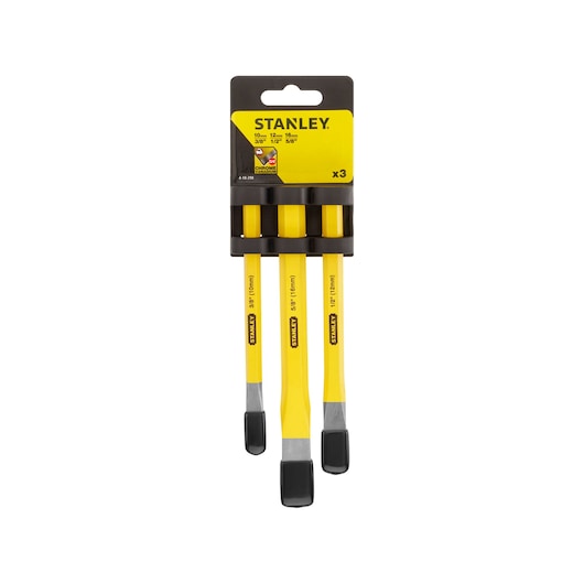 Stanley 3 Pcs Cold Chisel Set