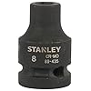 Stanley 8 mm 1/2" Sq. Drive Impact Socket (ANSI)