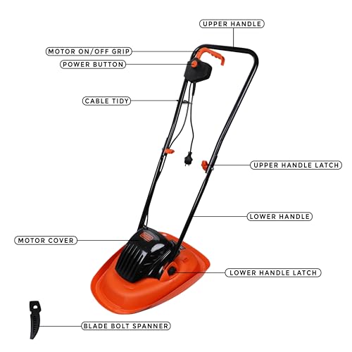 BLACK+DECKER BEMWH551-QS 1200W Electric Hover Mower