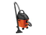 BLACK+DECKER BDWD08-B1 Wet and Dry Vacuum Cleaner with Cannister Body, 1000 W, Powerful Suction, 8L Capacity, 220V Vacuum Cleaner for Home Use