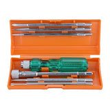 Taparia 840 Neon Bulb Screwdriver Set Silver/Green