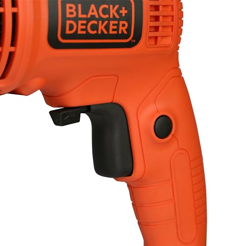 BLACK+DECKER KR5010 550W 10mm Single Speed Hammer Drill/Driver(orange)