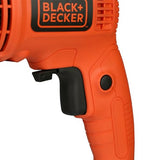 BLACK+DECKER KR5010 550W 10mm Single Speed Hammer Drill/Driver(orange)