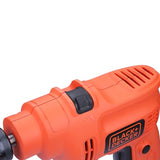 BLACK+DECKER KR5010 550W 10mm Single Speed Hammer Drill/Driver(orange)