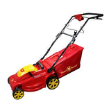 WOLF Garten 1400W 3500 RPM Electric 3-in-1 Push Lawn Mower with Soft Grip Handle