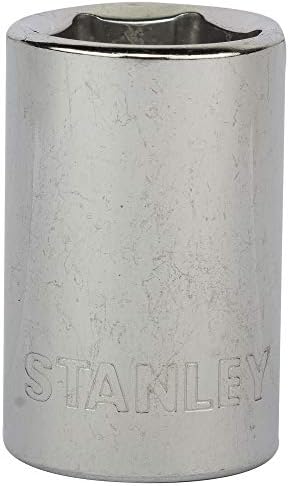 Stanley 8 mm, 1/2 Inch Sq. Drive Standard Socket 6 Point