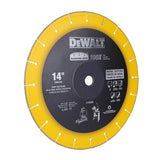 DEWALT DW8500 14-Inch (355mmx4.00mm) Diamond Edge Chopsaw Blade-100x Life v/s Standard Blades