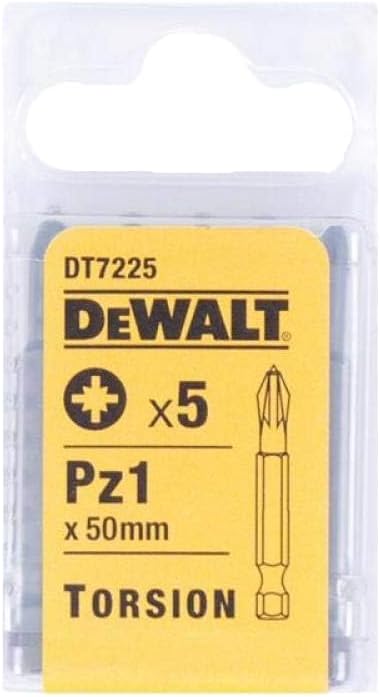 Dewalt DT7225QZ 50 mm PZ 1 Torsion Bit (Pack of 5)