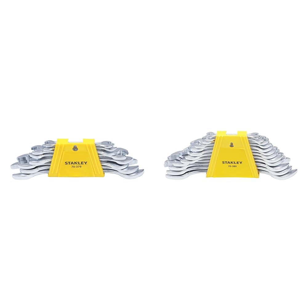 STANLEY DOUBLE OPEN END SPANNER SET - CRV