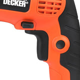 BLACK+DECKER KR5010 550W 10mm Single Speed Hammer Drill/Driver(orange)