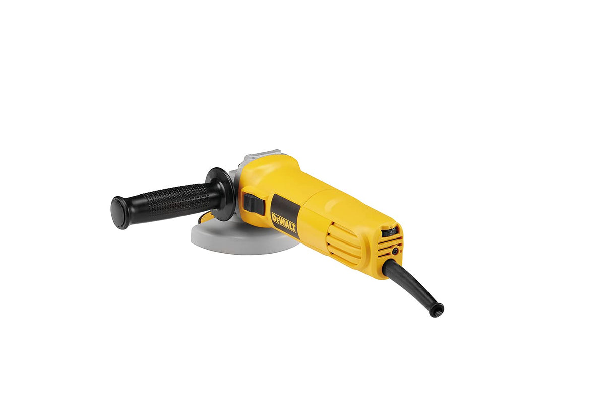 DEWALT DWE4118-B1 950W 100mm Variable Speed Angle Grinder, Yellow