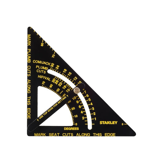 Stanley 10 Inch / 250 x 174 mm Premium Adjustable Quick Square With Arm