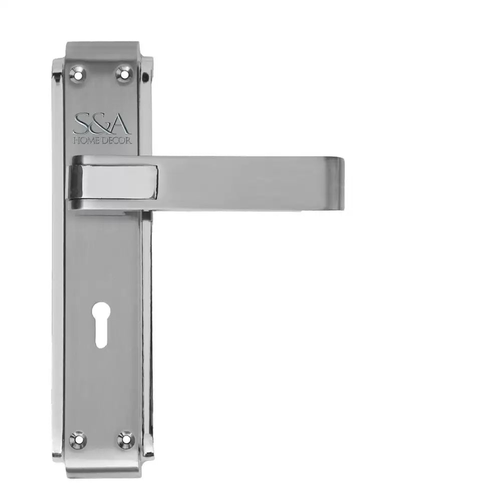Gloria 6 Lever Mortise Lock Satin Steel Model 5655