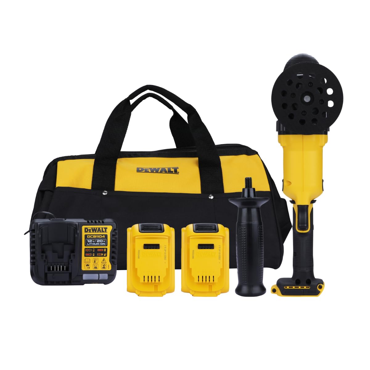 DEWALT DCM848P2 18V Dual Action Polisher with Brushless Motor-2x5.0Ah Batteries Included