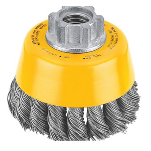 Dewalt DT3501-QZ Cup Wire Brushes 100mm Coarse - M14 Bore