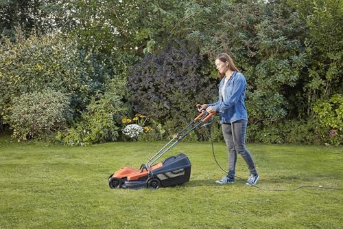 BLACK+DECKER BEMW451BH-B1 1200W Electric Lawn Mower With Bike Handle