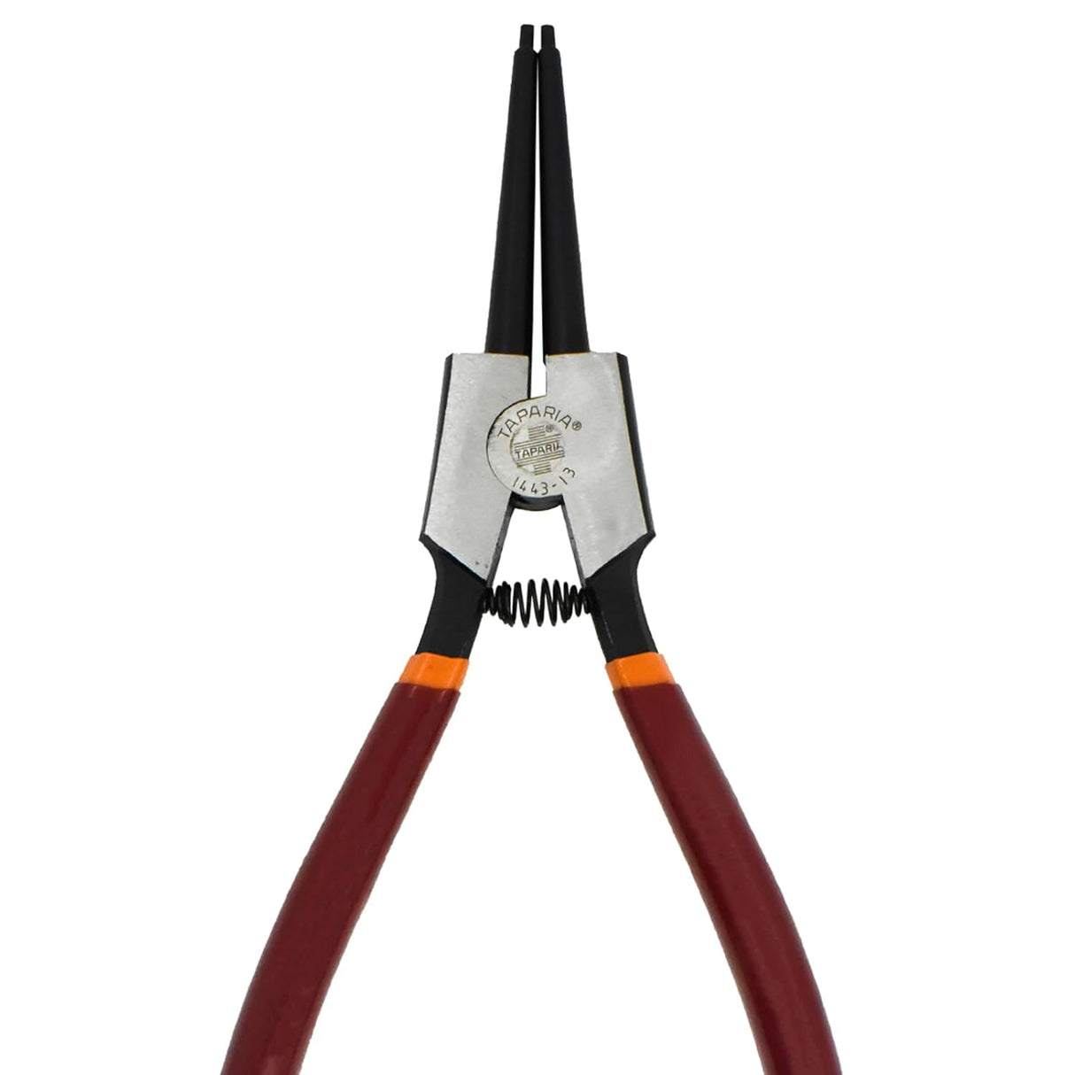 Taparia 1443-13 Steel (320mm) External Straight Nose Circlip Plier (Red and Black)