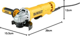 DeWalt DWE4233 1400W 125mm Paddle Angle Grinder