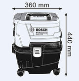 Bosch GAS 15 PS Heavy Duty Corded Electric Wet & Dry Vacuum Cleaner