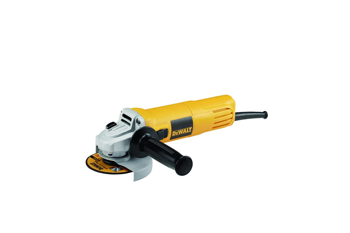 DEWALT DWE4118-B1 950W 100mm Variable Speed Angle Grinder, Yellow