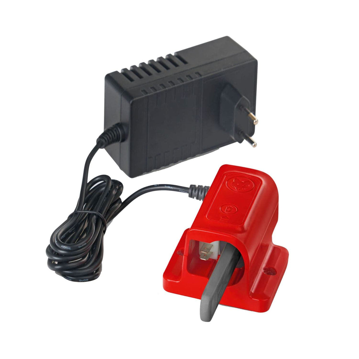 Wolf Garten e-Multi-Star Wall Charger (QC 25 eM) | Charger + Wall Mount in one Device | for House, Yard and Garden.