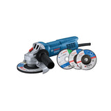 BOSCH Professional GWS 800 with 2 Cutting Wheels & 1 Grinding Wheel Corded Electric Angle Grinder with 1 Year Warranty