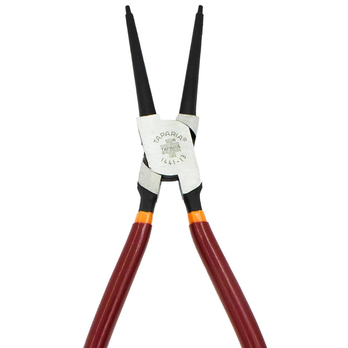 Taparia 1441-13 Steel (320mm) Internal Straight Nose Circlip Plier (Red and Black)