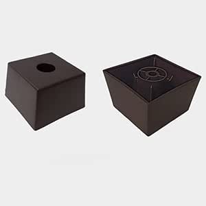 Ebco SB333 Raised Sofa Base – 70×70×75mm (BR Finish)