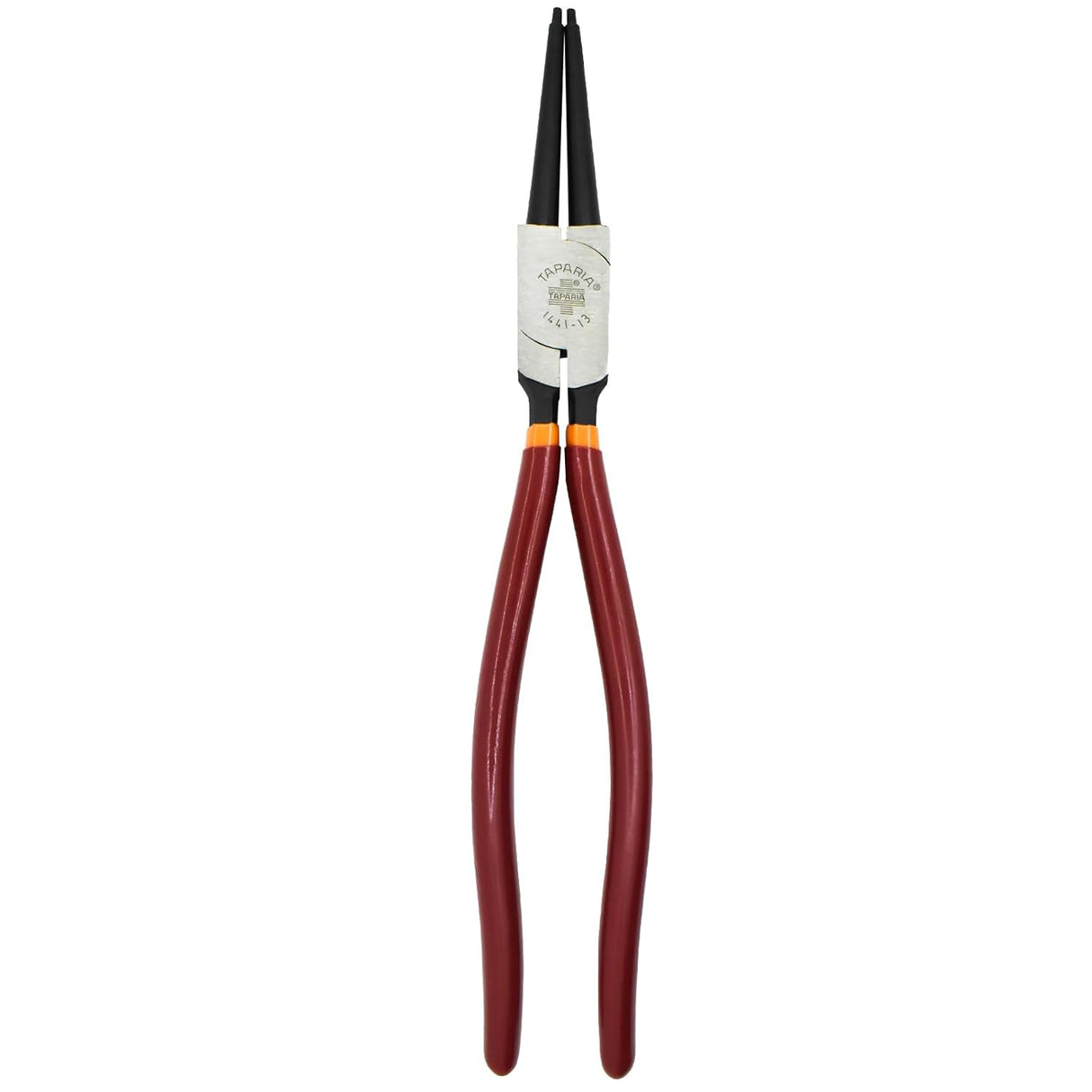 Taparia 1441-13 Steel (320mm) Internal Straight Nose Circlip Plier (Red and Black)