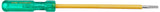 Taparia 822I Insulated Screwdriver 3.5x0.5mm Green/Yellow