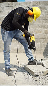 DEWALT DCH333NT 54V XR FLEX VOLT Li-ion 30mm SDS-Plus 3 Mode 4Kg Battery Powered Cordless Hammer with Brushless motor (Bare)-Perform and Protect Shield