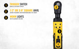 Dewalt DCF512N-XJ 18V XR Li-ion Cordless Brushless 1/2" Open Head Ratchet,95Nm Torque - Bare Tool (Made in Mexico)