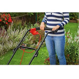 WOLF Garten 1400W 3500 RPM Electric 3-in-1 Push Lawn Mower with Soft Grip Handle