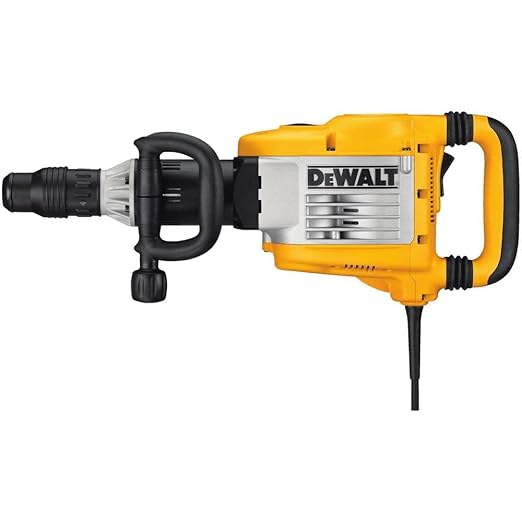 DEWALT D25901K-IN 1600W 10kg SDS-Max Demolition Hammer 25 J Impact Energy with Active Vibration control-Perform and Protect Shield