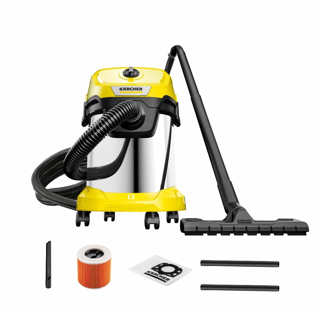 Karcher WD5V 1100W 25L Wet/Dry Vacuum Cleaner