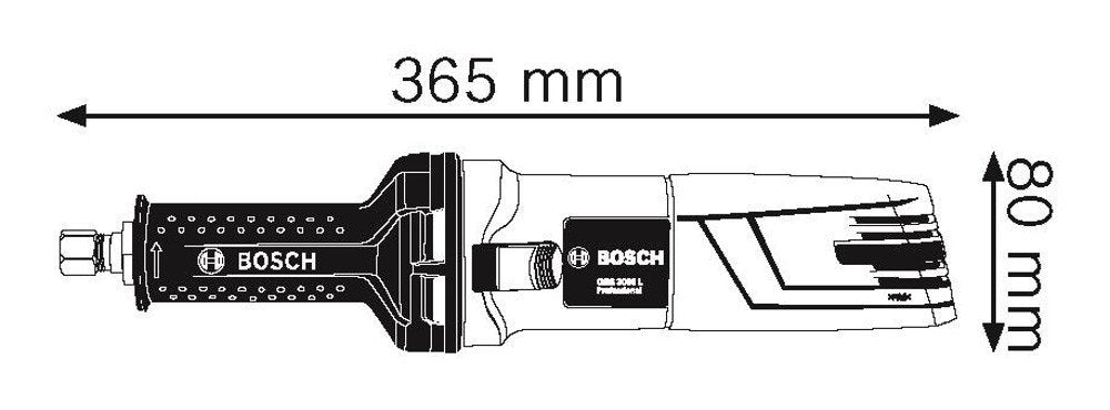 Bosch GGS 3000 L Corded Electric Straight Grinder