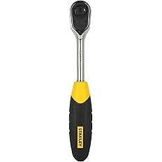 Stanley 3/8 Inch Sq. Drive Metal Quick Release Pear Head Ratchet