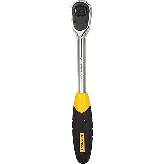 Stanley 3/8 Inch Sq. Drive Metal Quick Release Pear Head Ratchet