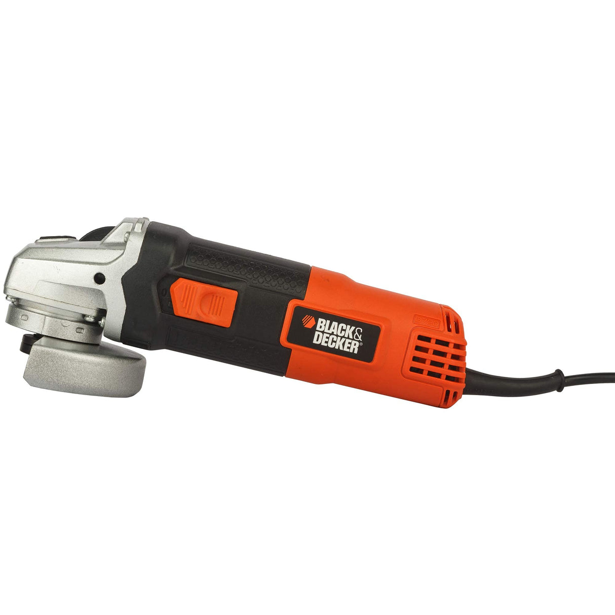 BLACK+DECKER G720RW 820W 4''/100mm Small Angle Grinder with 2 Grinding and 1 Cutting Wheel (Red & Black)