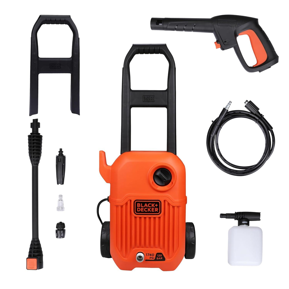 Black+Decker BEPW1750 1500W 1740PSI Pressure Washer