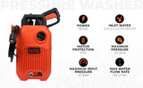 BLACK+DECKER BEPW1600 1300W 1600 PSI 110 Bar Pressure Washer