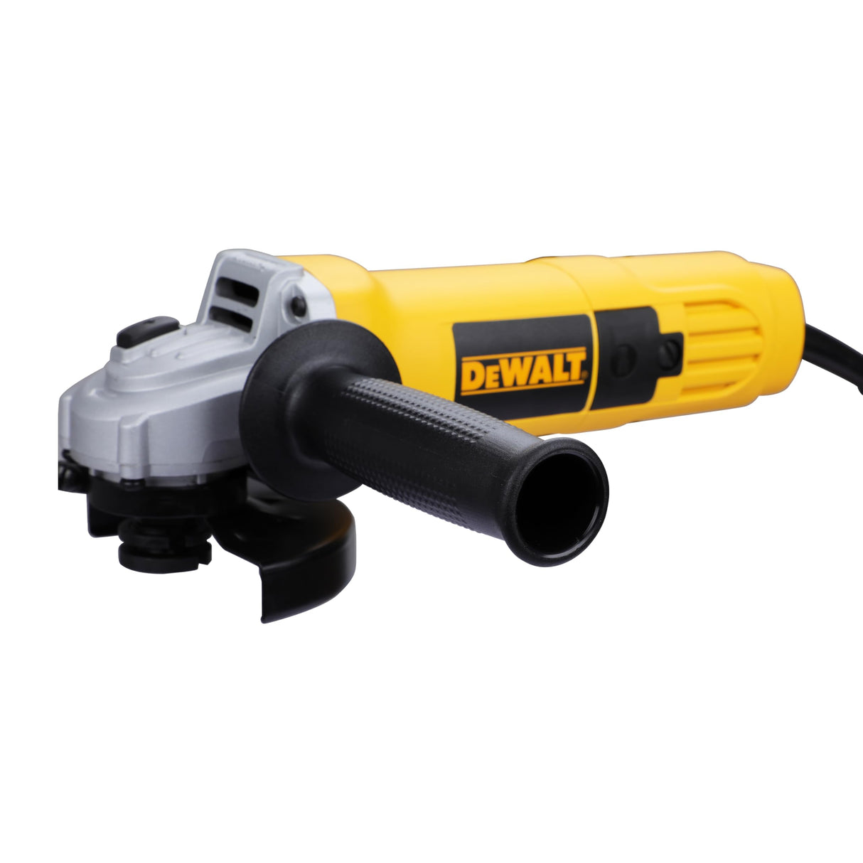 DEWALT DWE750S-B1,750Watt, 4" (100mm) Ultra SLIM Heavy Duty Angle Grinder Engineered For Heavy Duty Applications with Spindle Lock and Toggle Switch, 2 Year Manufacturer Warranty(SIDE HANDLE INCLUDED)