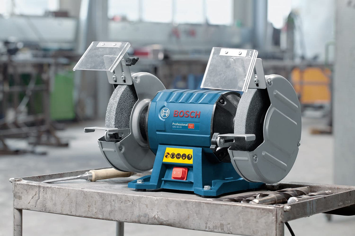 Bosch GBG 60-20 Heavy Duty Double Wheeled Bench Grinder