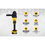 DEWALT DCM848P2 18V Dual Action Polisher with Brushless Motor-2x5.0Ah Batteries Included