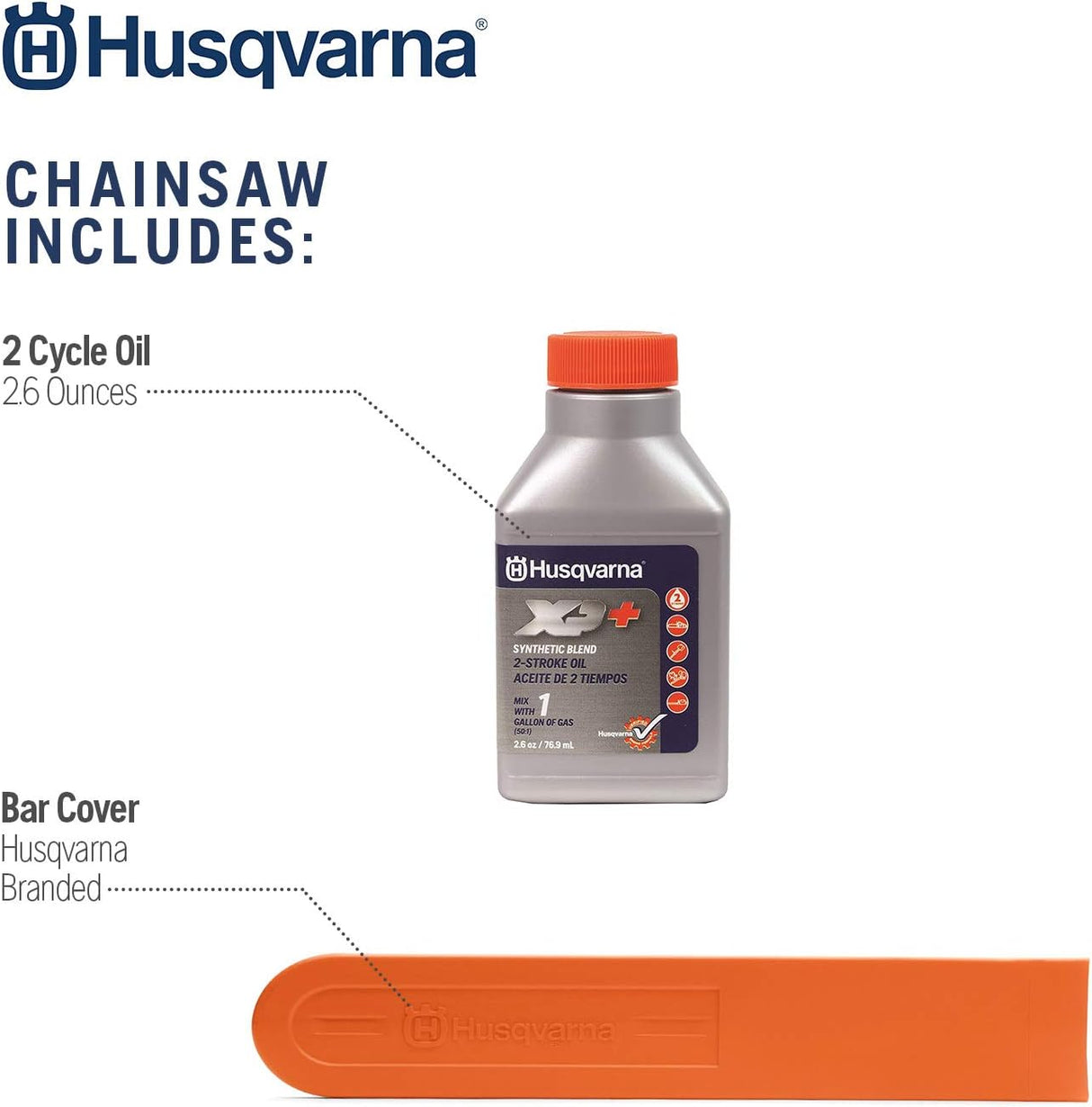 Husqvarna 18 Inch 445E II Gas Chainsaw